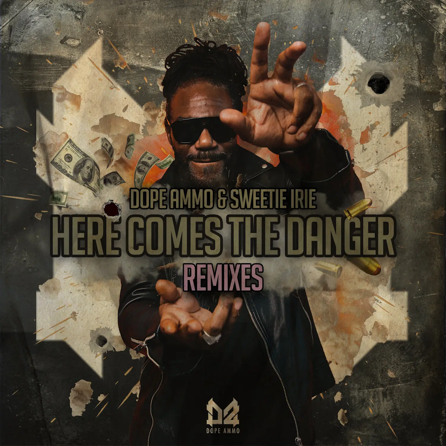 Here Comes The Danger Remixes - Dope Ammo & Sweetie Irie